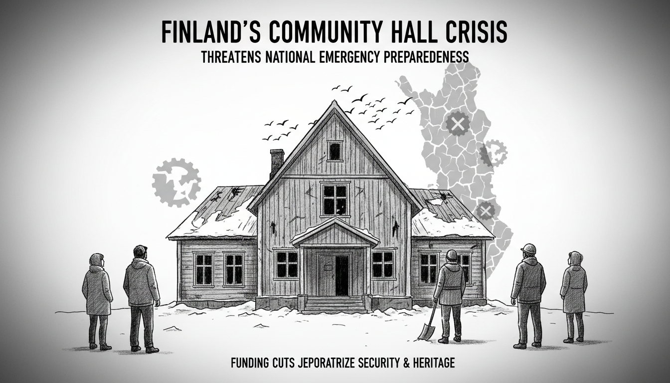 Finland's Community Hall Crisis Threatens National Emergency Preparedness