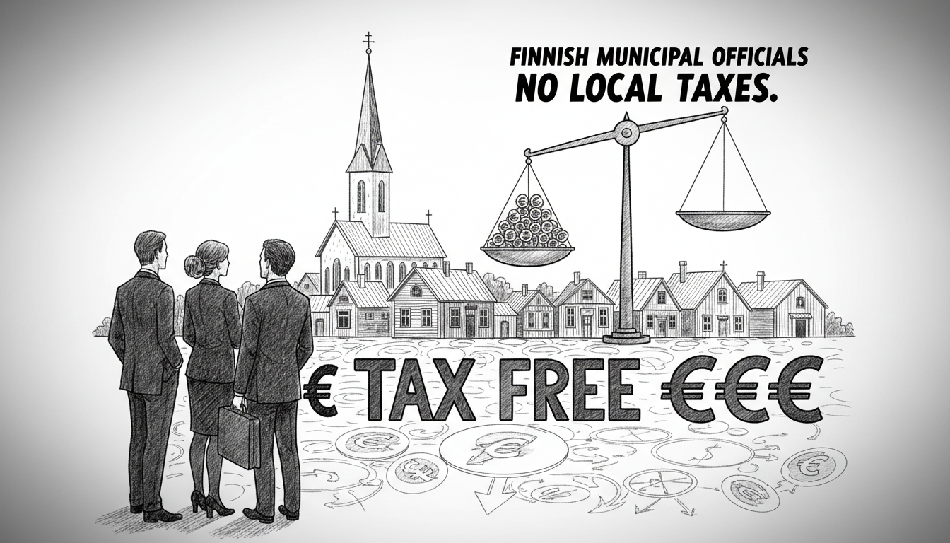 Finnish Municipal Officials Earn High Incomes But Pay No Local Taxes