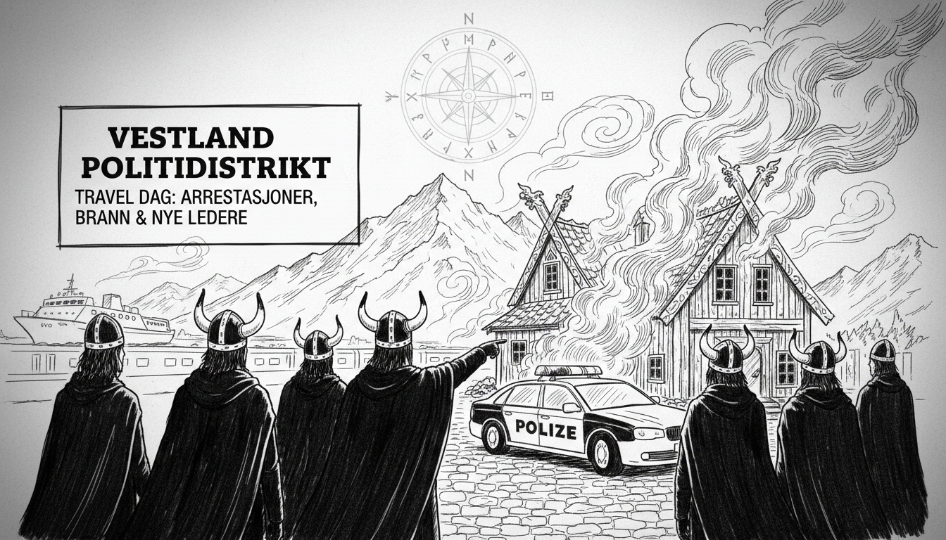 Multiple Police Incidents and Appointments Mark Busy Day in Western Norway