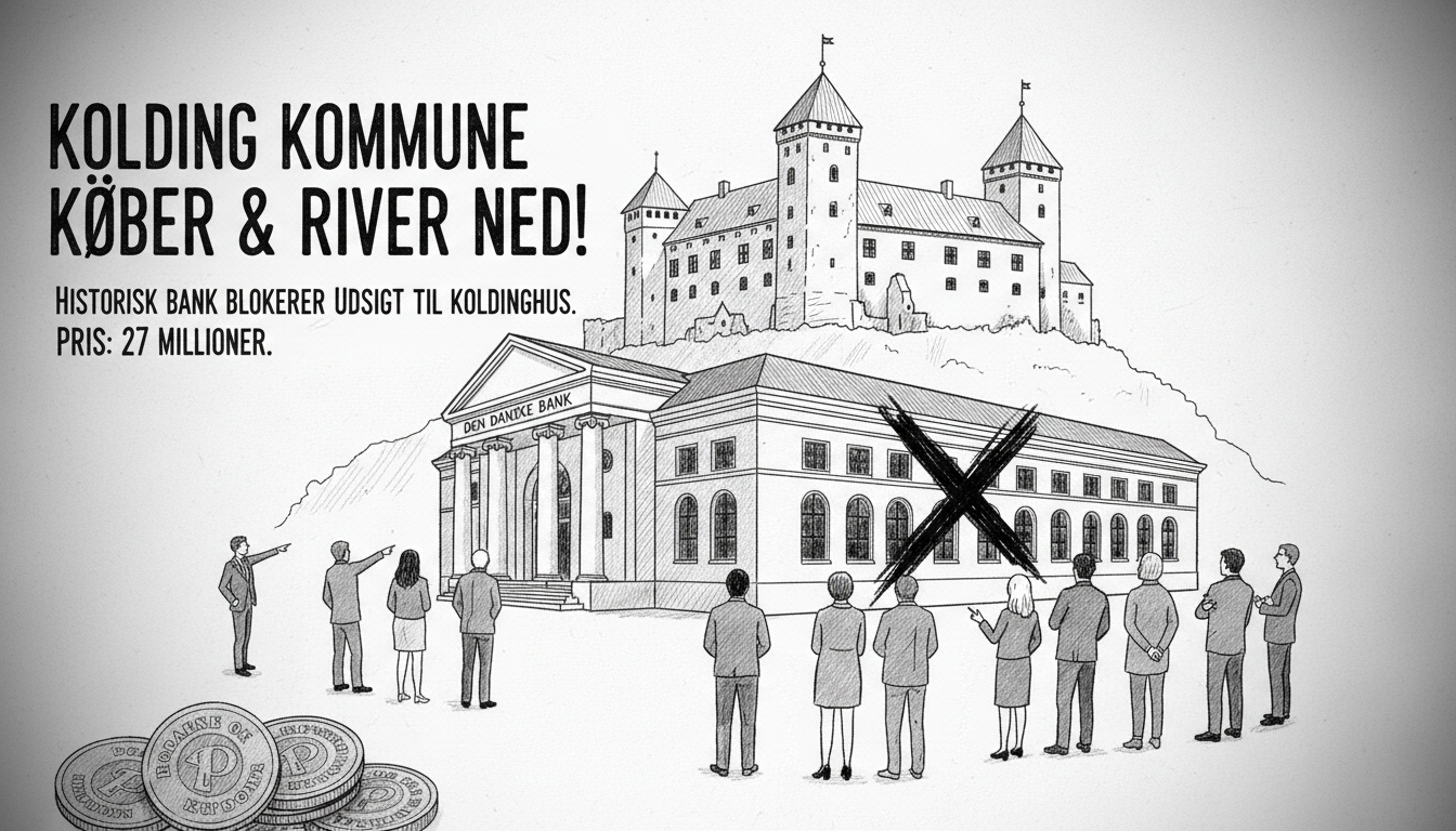 Danish Municipality Buys Historic Bank Building to Demolish It