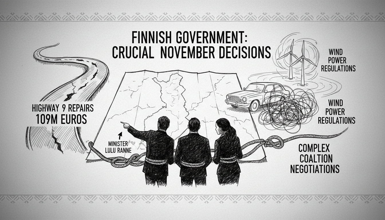 Finnish Government Faces Key Decisions on Highway Funding and Reforms