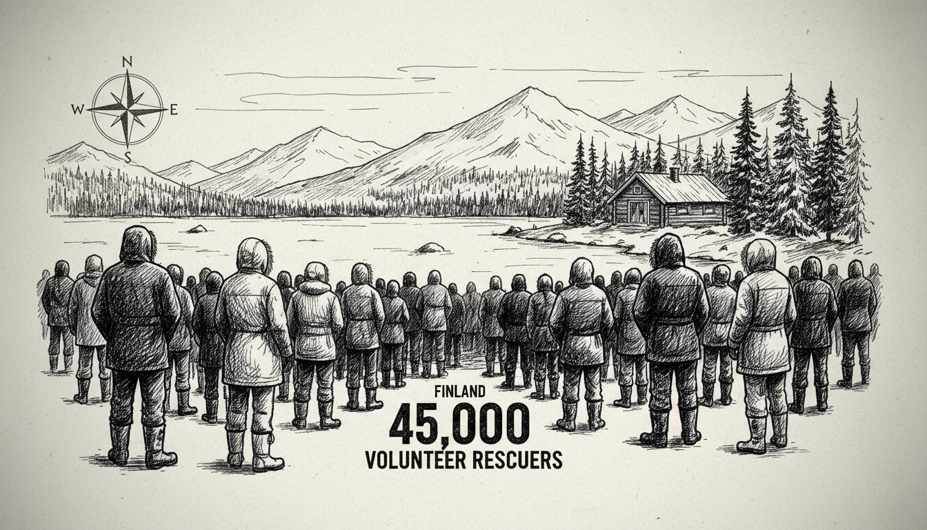 Finland's Volunteer Rescuers: 45,000 Strong