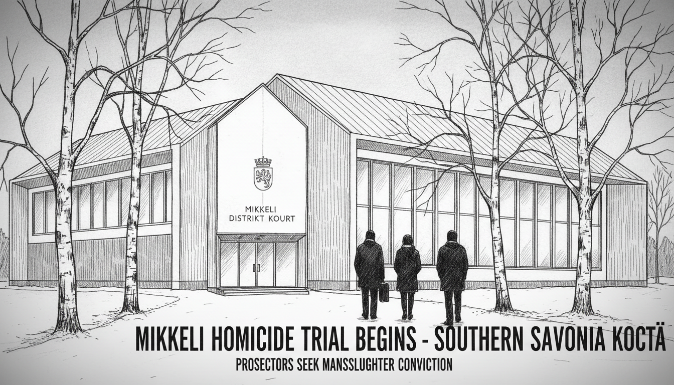 Mikkeli Homicide Trial Begins in Southern Savonia Court