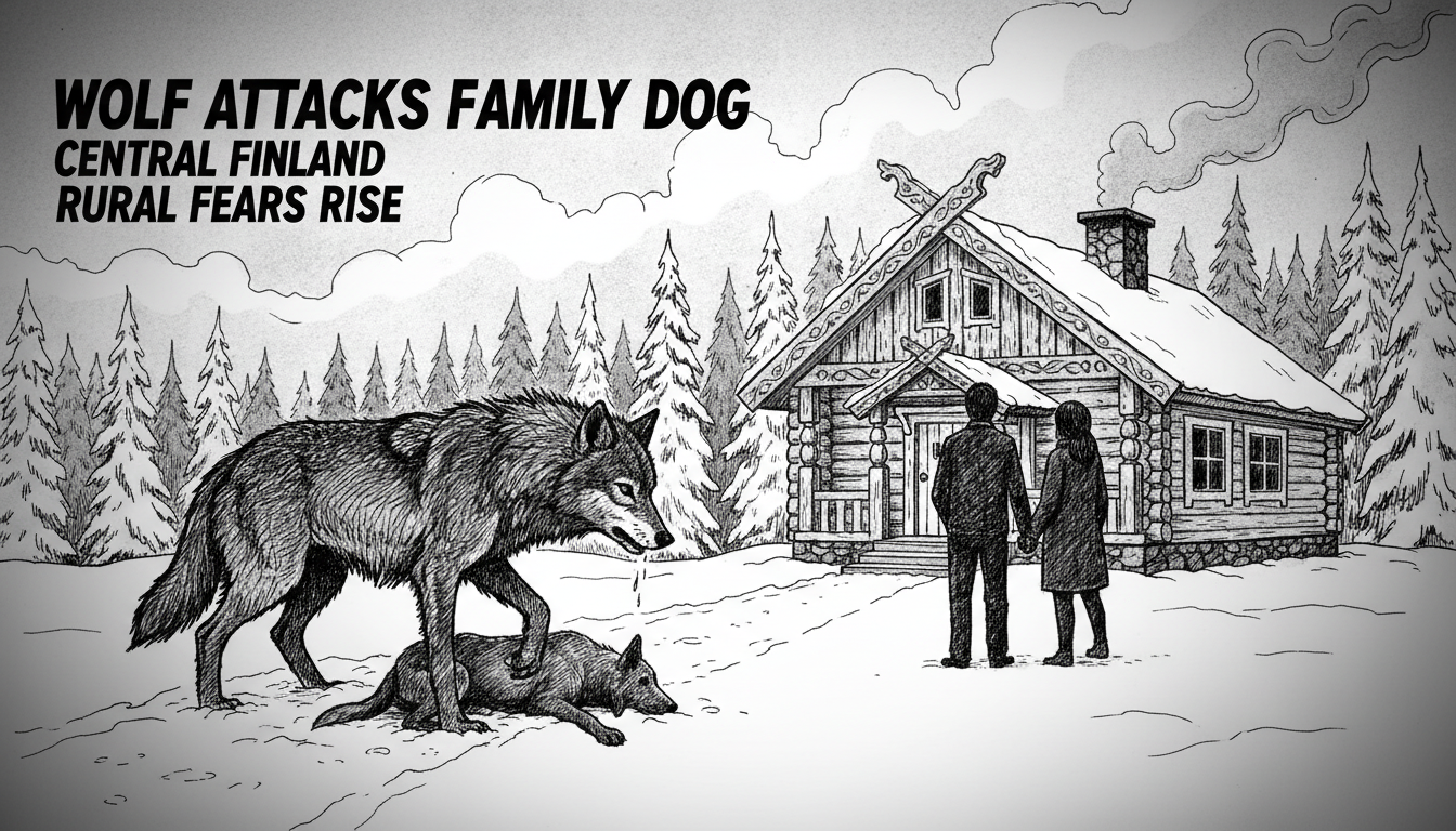 Wolf Attacks Family Dog Near Home in Central Finland
