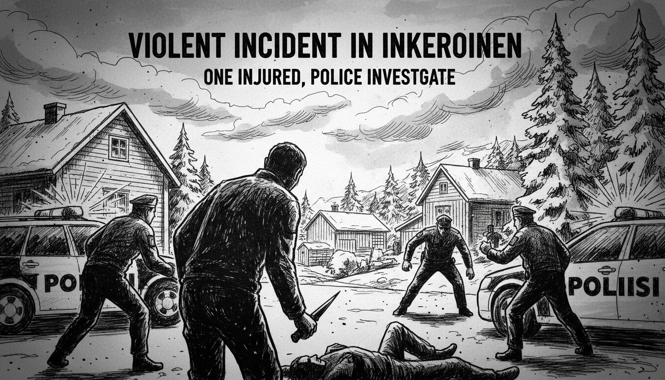 Violent Incident in Inkeroinen Leaves One Injured
