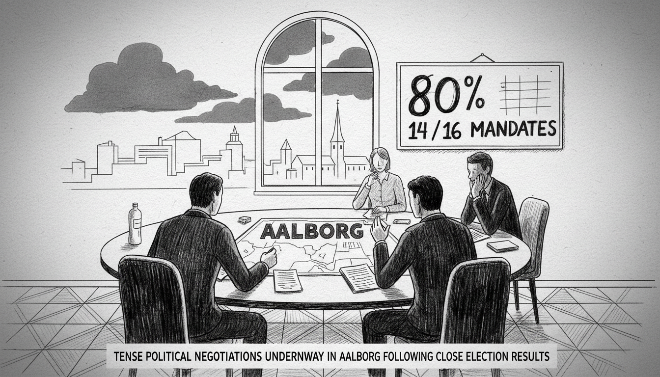 Tense Political Negotiations Underway in Aalborg Following Close Election Results