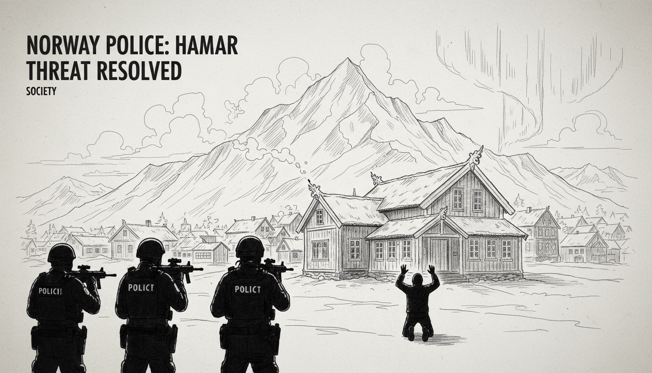 Norway Police Fire Warning Shot: Hamar Threat Resolved