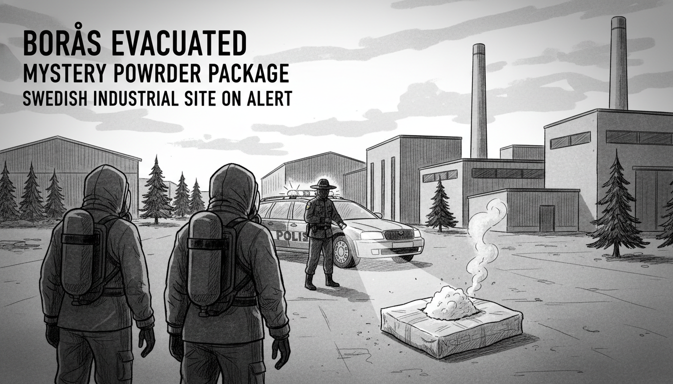Mystery Powder Package Found at Swedish Industrial Site Forces Evacuation