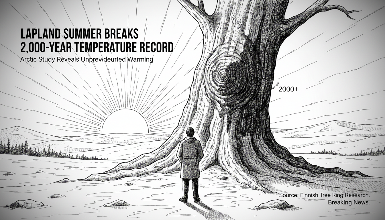 Lapland Summer Breaks 2,000-Year Temperature Record