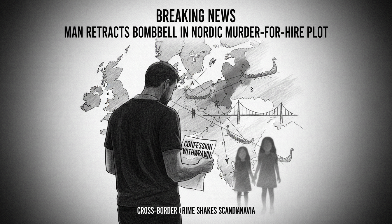 Man Withdraws Confession in Swedish Girls Murder-for-Hire Case