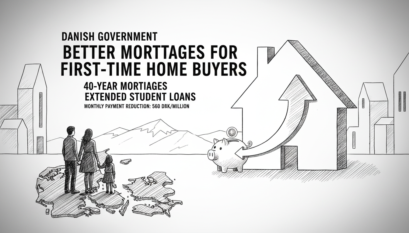 Danish Government Proposes Better Mortgages for First-Time Home Buyers