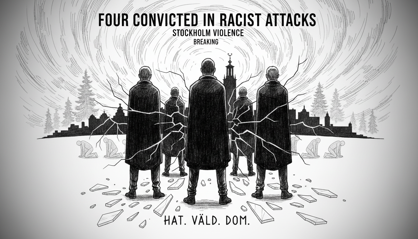 Four Convicted in Racist Attacks Following Stockholm Violence