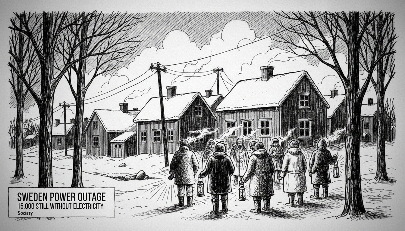 Sweden Power Outage: 15,000 Still Without Electricity