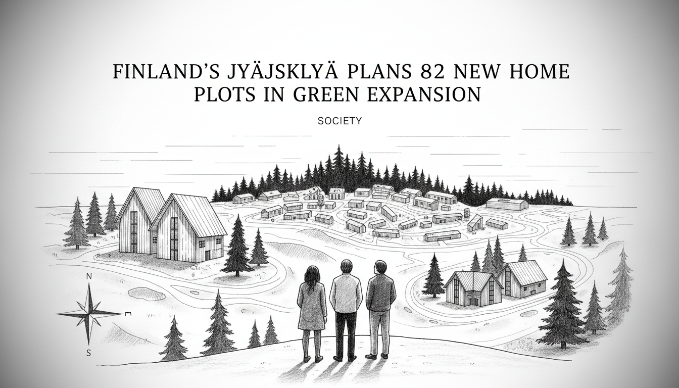Finland's Jyväskylä Plans 82 New Home Plots in Green Expansion