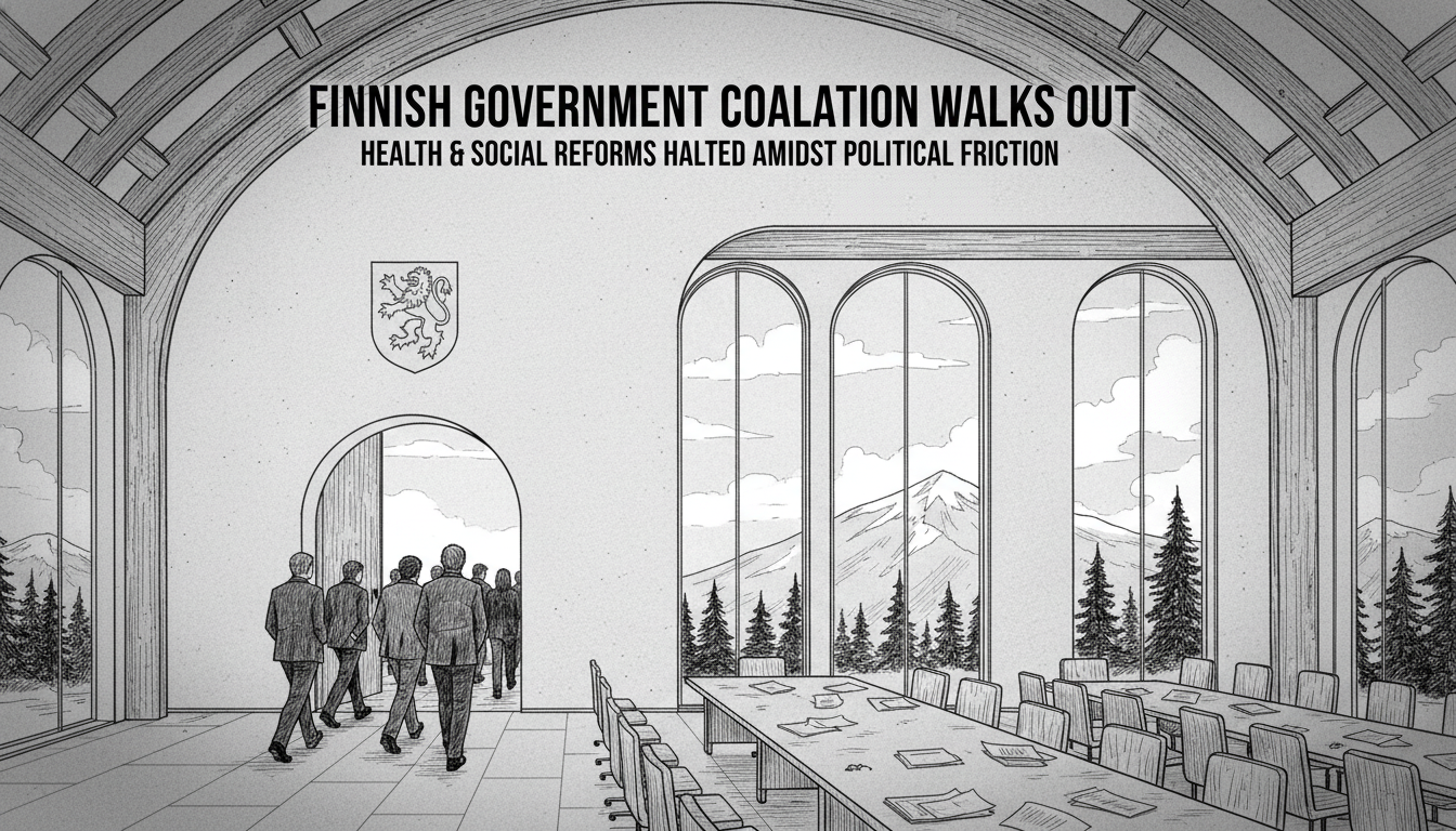 Finnish Government Coalition Walks Out of Key Social and Health Committee Meeting