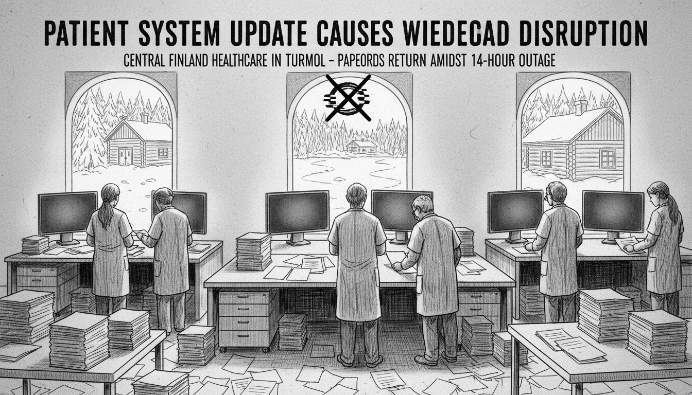 Patient System Update Causes Widespread Service Disruption in Central Finland