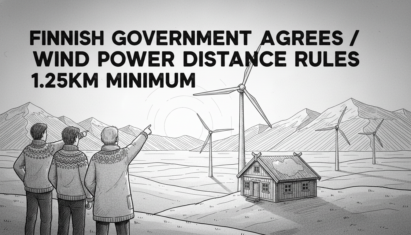 Finnish Government Reaches Agreement on Wind Power Distance Rules