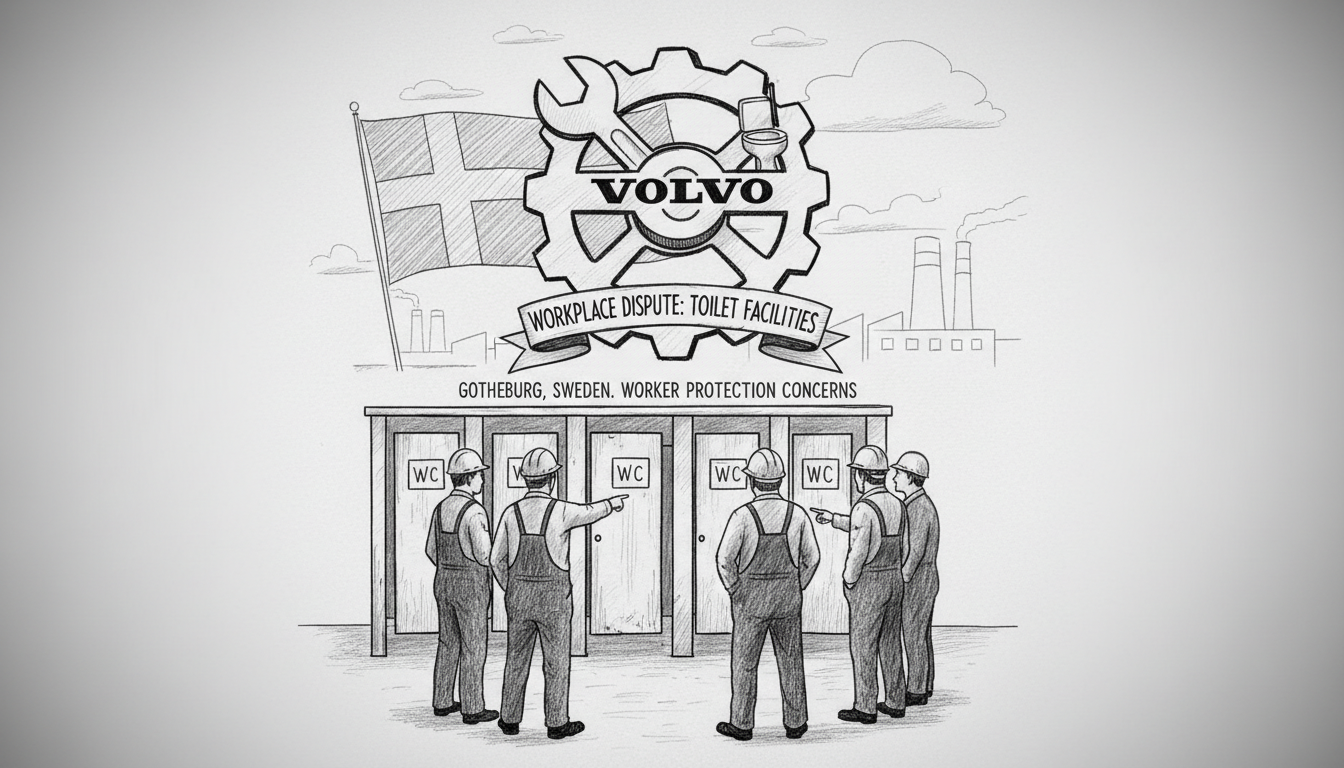 Workplace Dispute at Volvo Factory Over Toilet Facilities