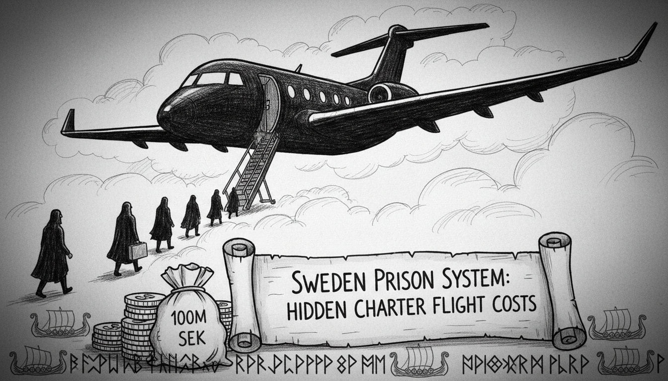 Sweden Prison System: 100M SEK Hidden Charter Flight Costs