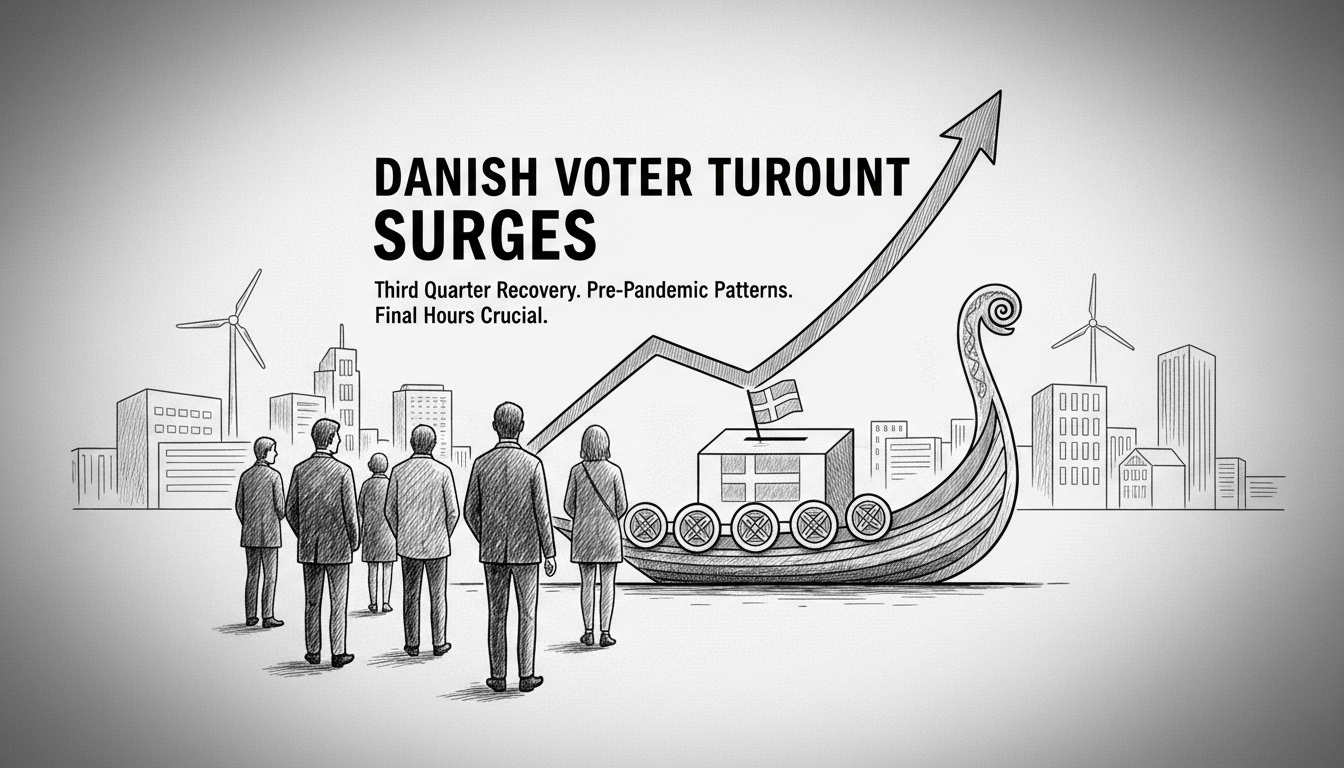 Danish Voter Turnout Surges in Third Quarter