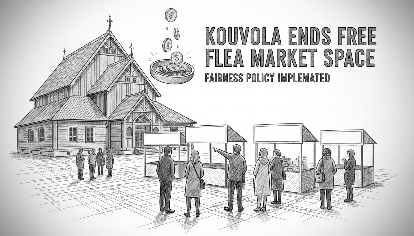 Kouvola Ends Free Flea Market Space Citing Fairness Policy
