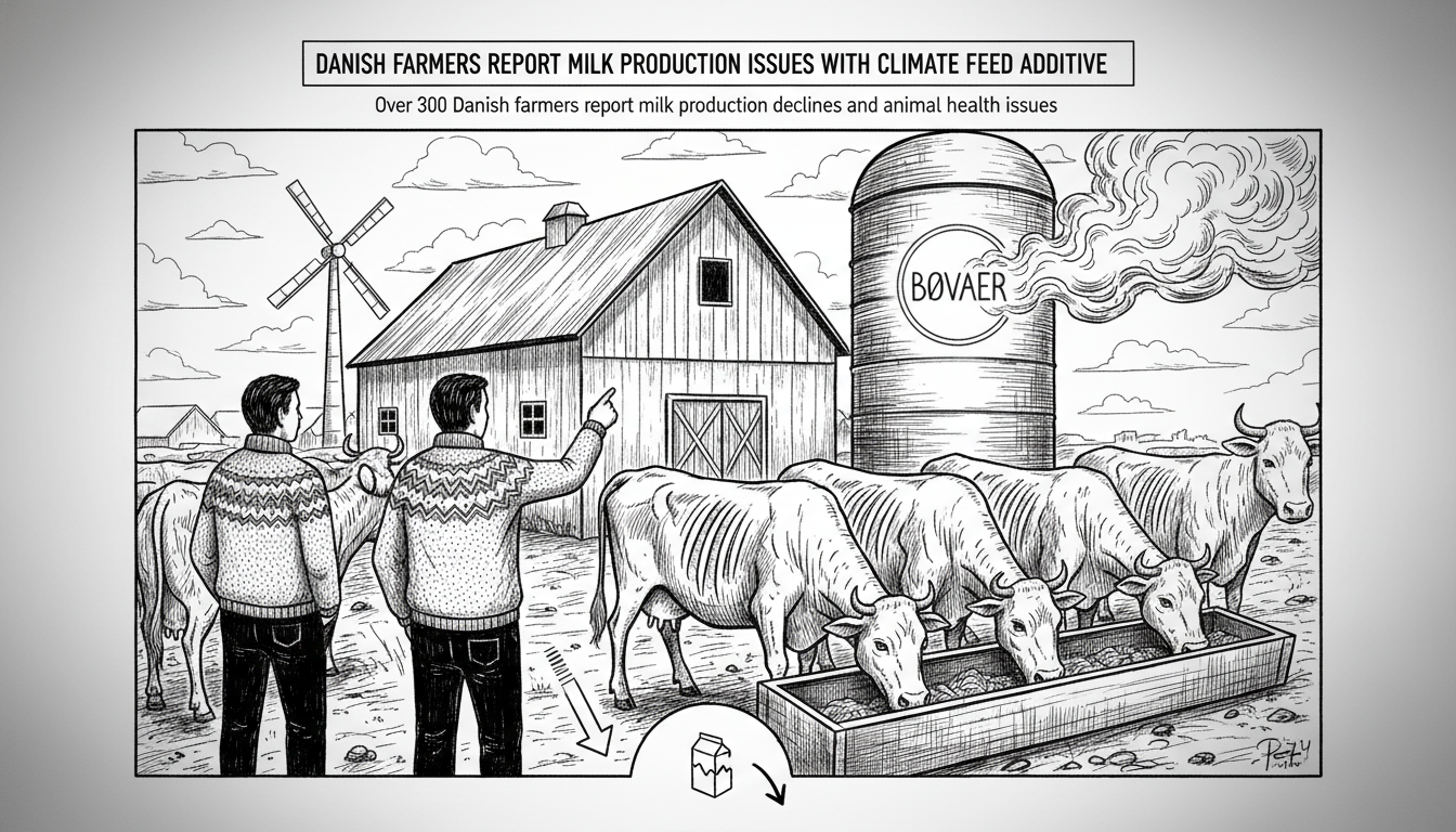 Danish Farmers Report Milk Production Issues With Climate Feed Additive