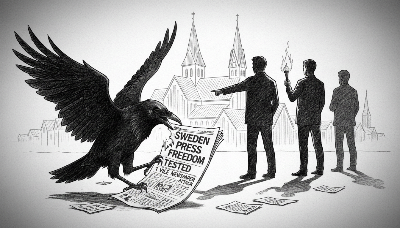 Sweden Press Freedom Tested: 1 Vile Newspaper Attack