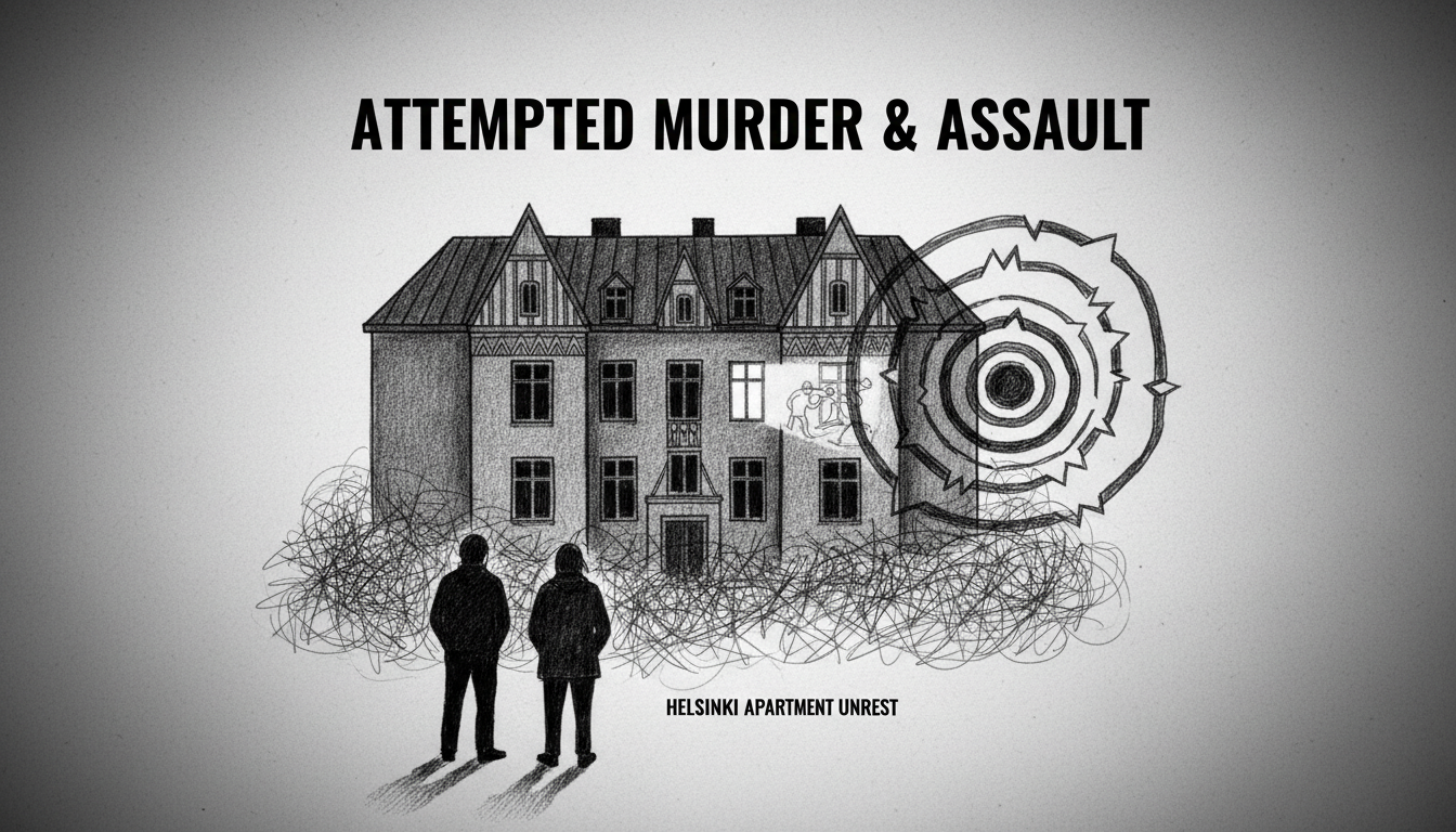 Police Investigate Attempted Murder and Assault in Helsinki Apartment Building