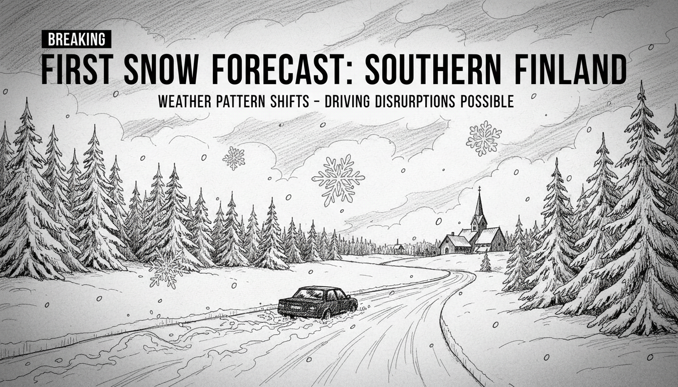 First Snow Forecast for Southern Finland as Weather Pattern Shifts