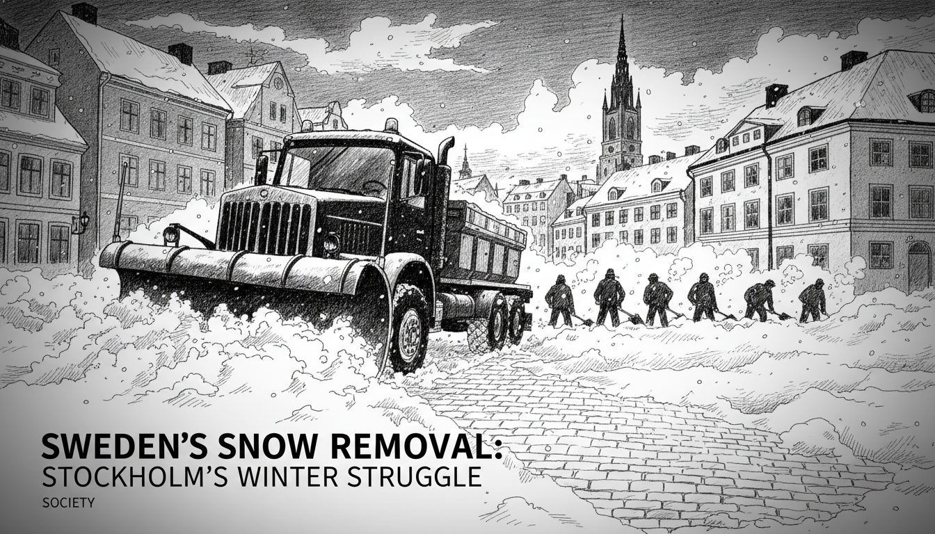 Sweden's Snow Removal: Stockholm's Winter Struggle