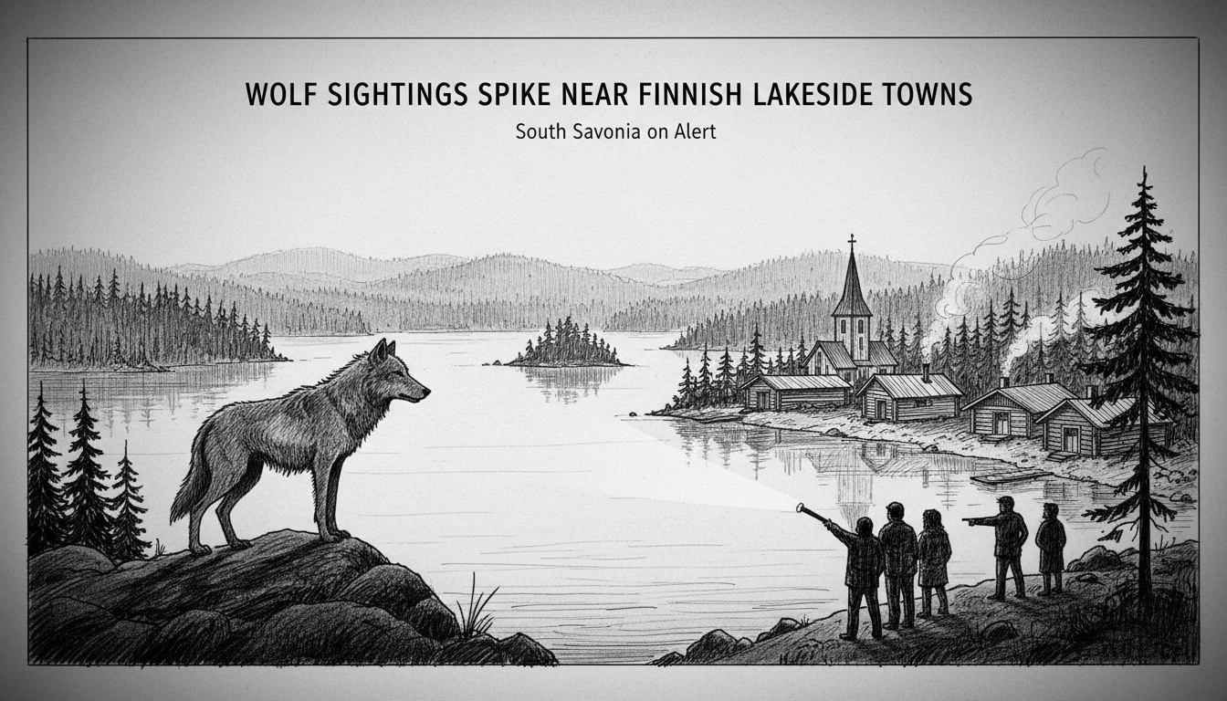 Wolf Sightings Increase Near Finnish Lakeside Communities, Prompting Official Response