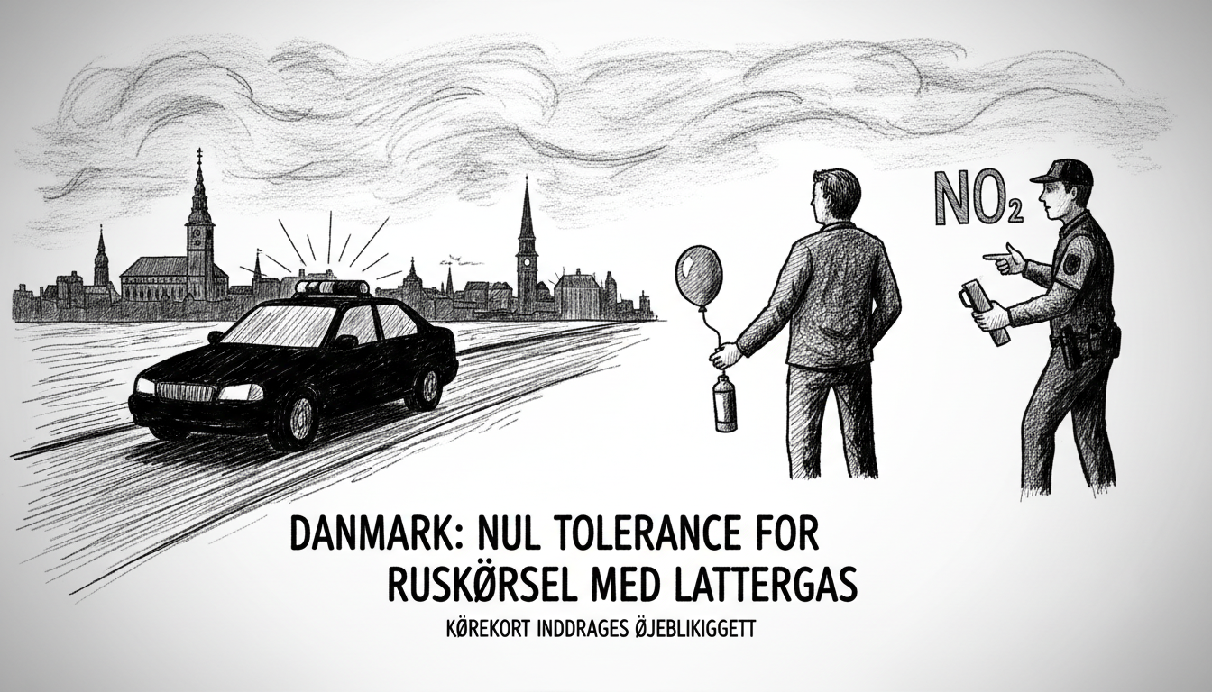 Denmark Implements Zero Tolerance for Nitrous Oxide Driving