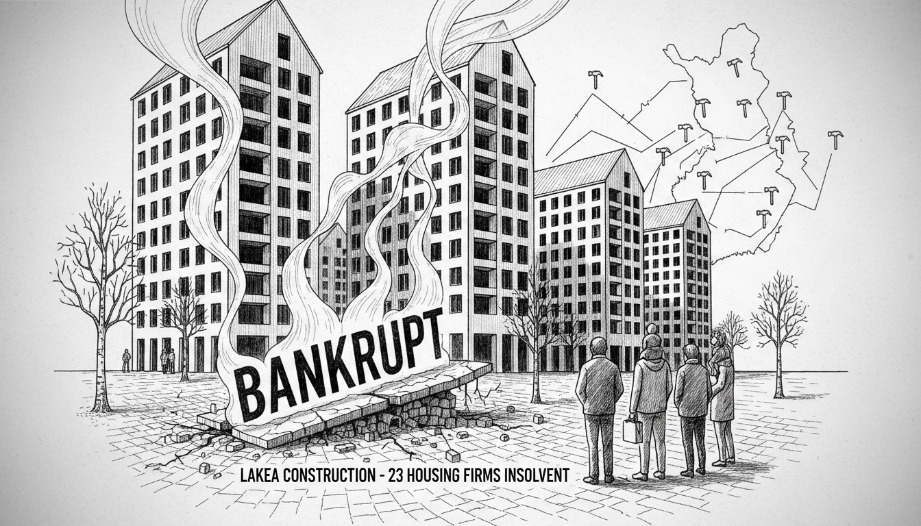Lakea Construction Company's Housing Firms Declared Bankrupt