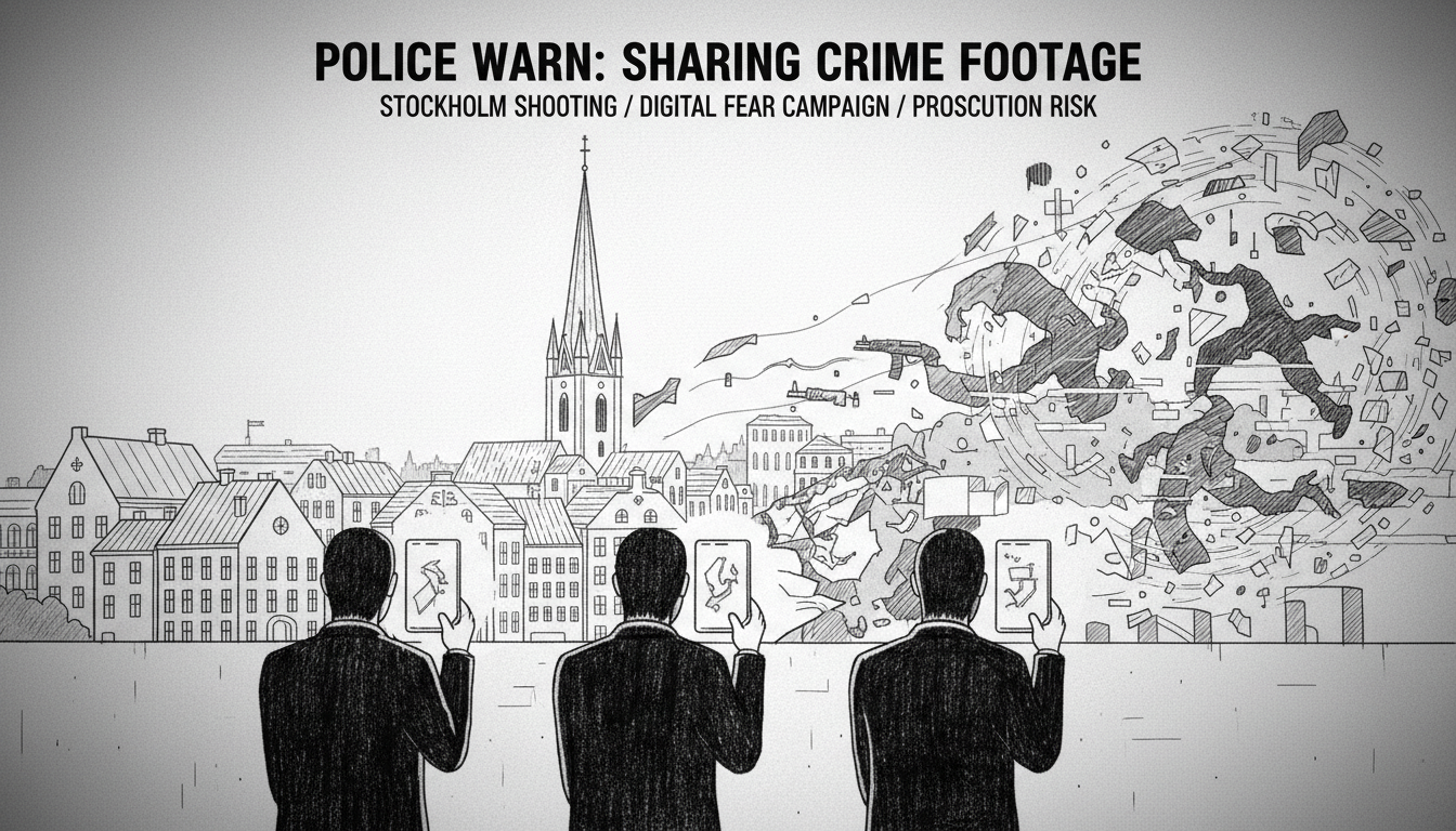 Police Warn Against Sharing Violent Crime Videos After Stockholm Shooting
