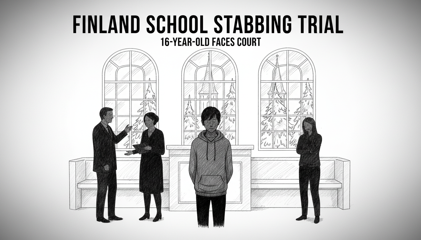 Finland School Stabbing Trial: 16-Year-Old Faces Court