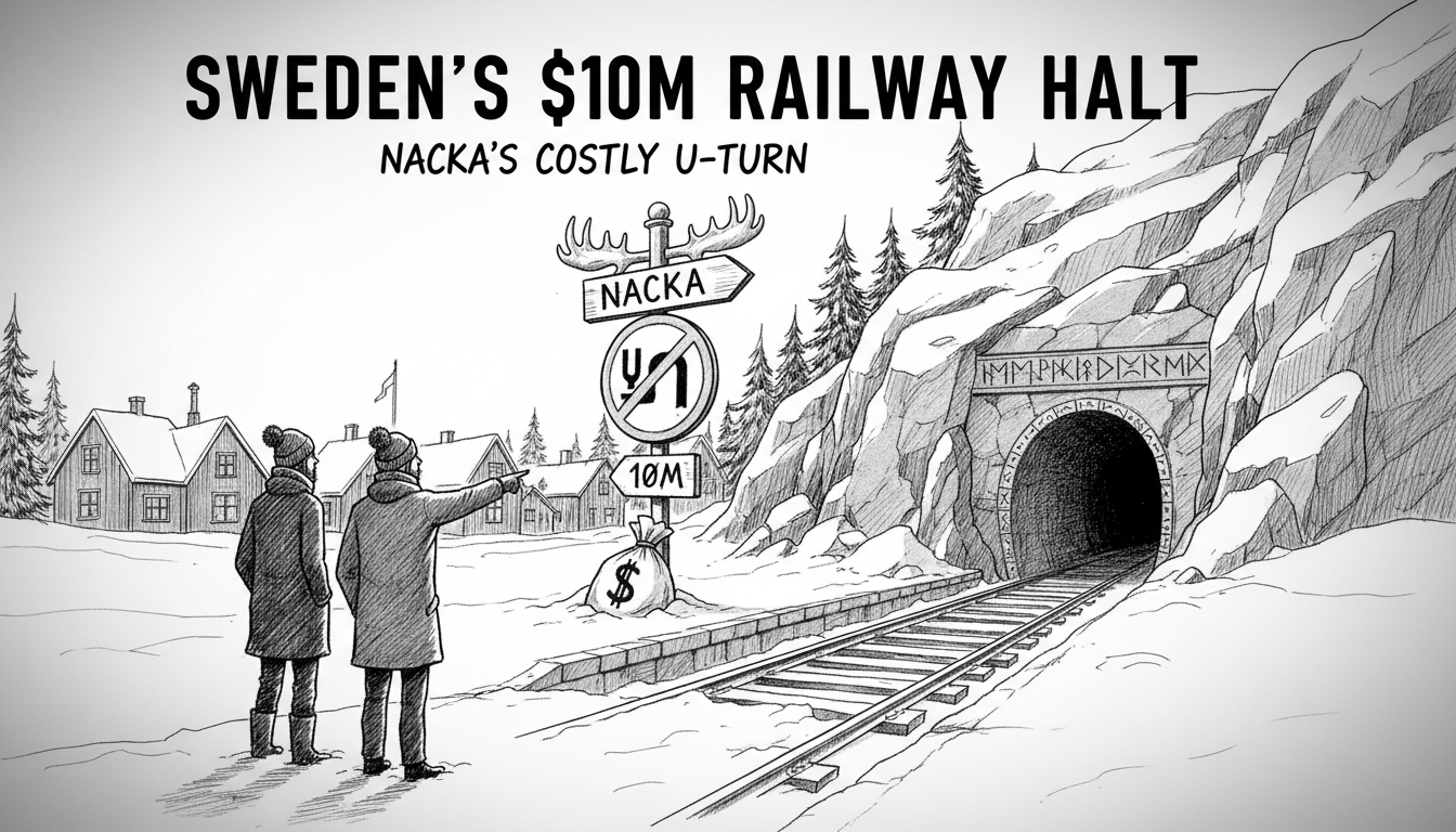 Sweden's $10M Railway Halt: Nacka's Costly U-Turn
