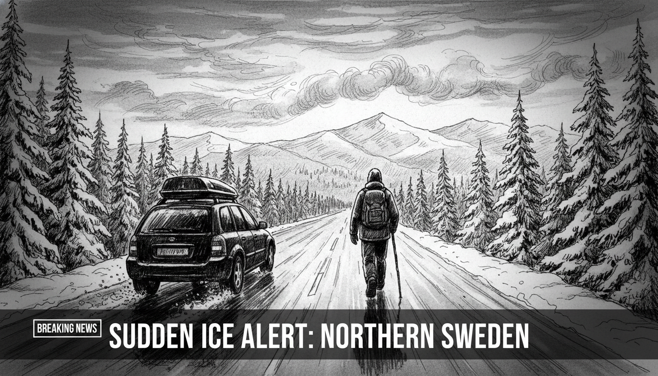 Sudden Ice Warning Issued for Northern Sweden