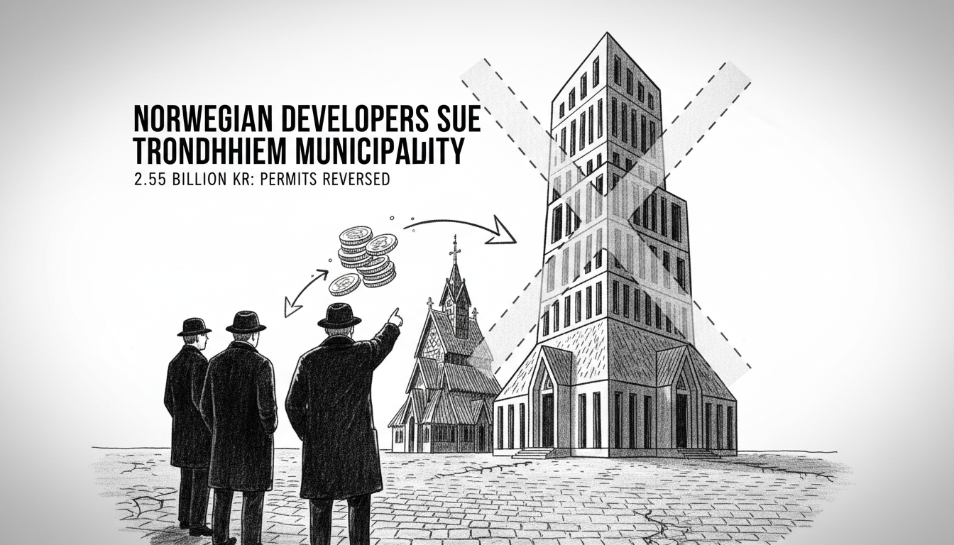 Norwegian Developers Sue Trondheim Municipality Over Reversed Building Permits