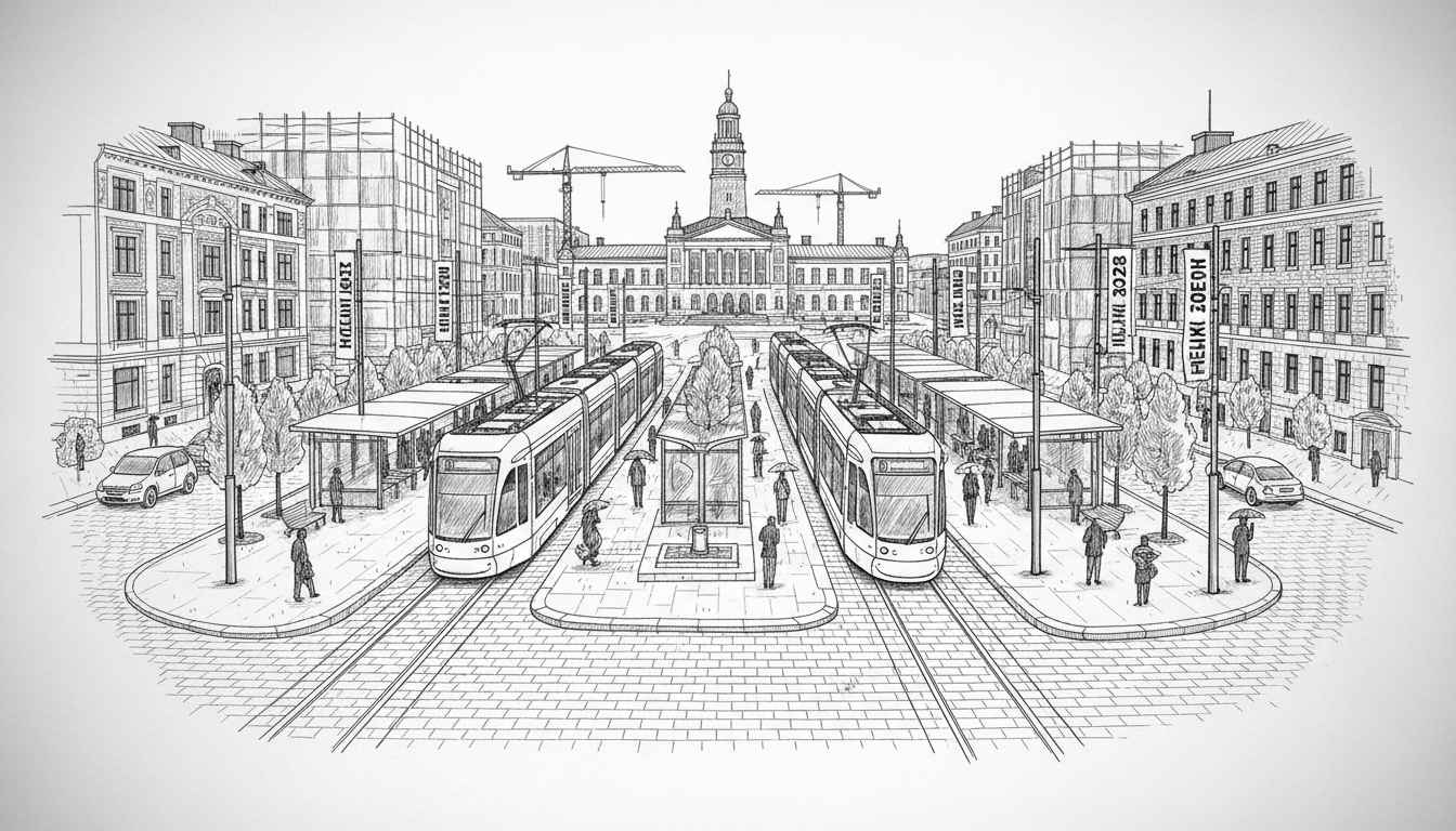 Helsinki Transforms Central Railway Station Area for Public Transport