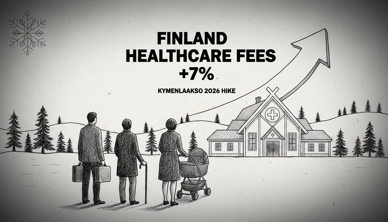Finland Healthcare Fees Rise 7%: Kymenlaakso 2026 Hike