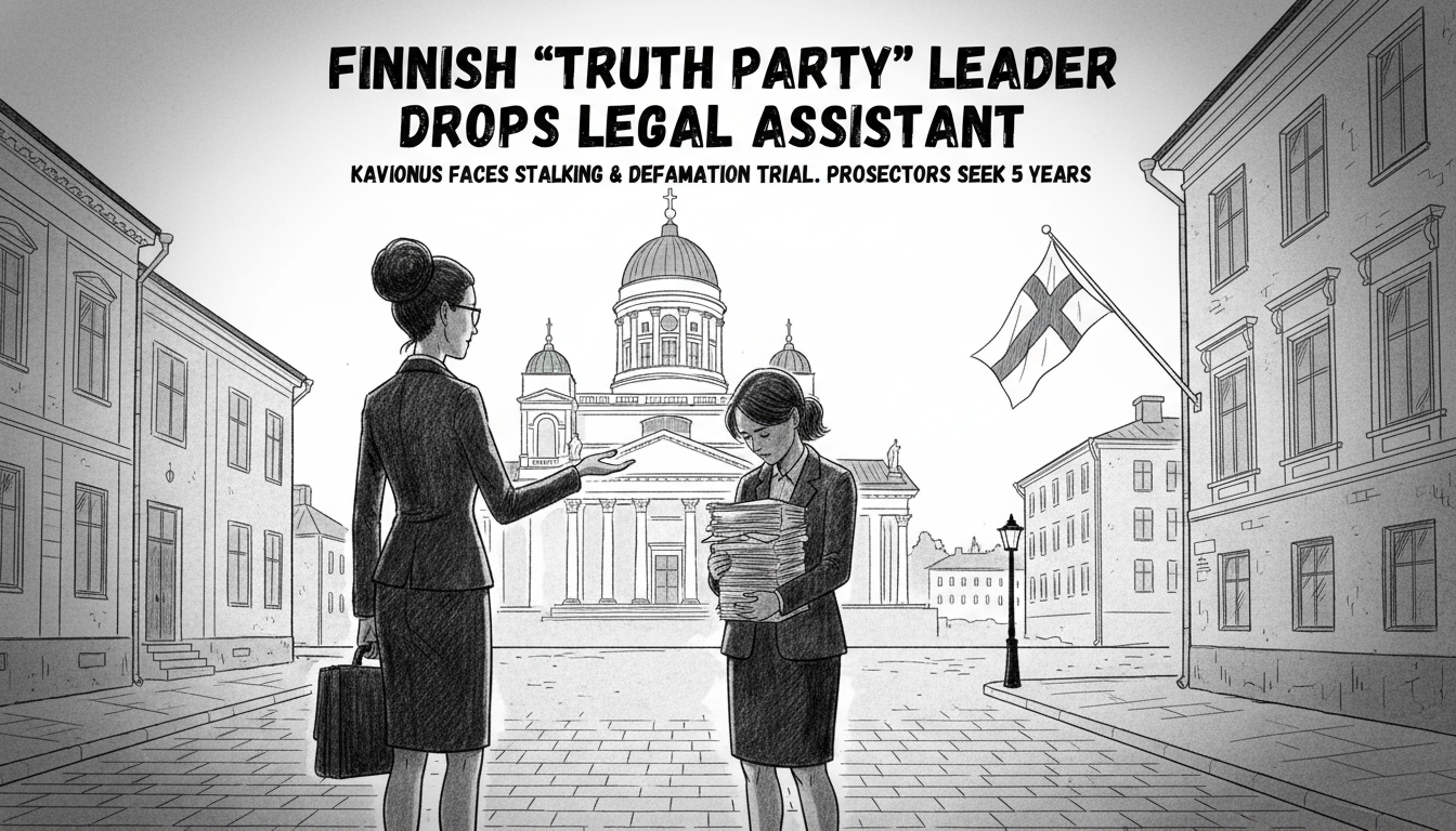 Finnish Truth Party Leader Drops Legal Assistant Before Trial