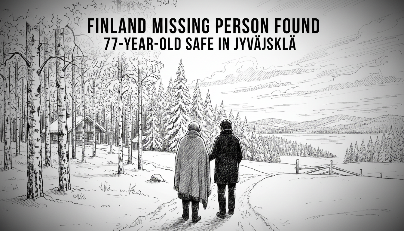Finland Missing Person Found: 77-Year-Old Safe in Jyväskylä