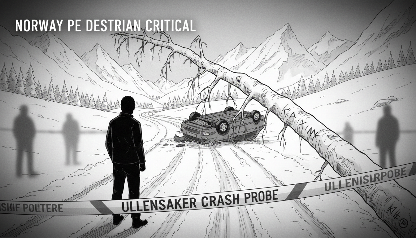 Norway Pedestrian Critical: Ullensaker Crash Probe