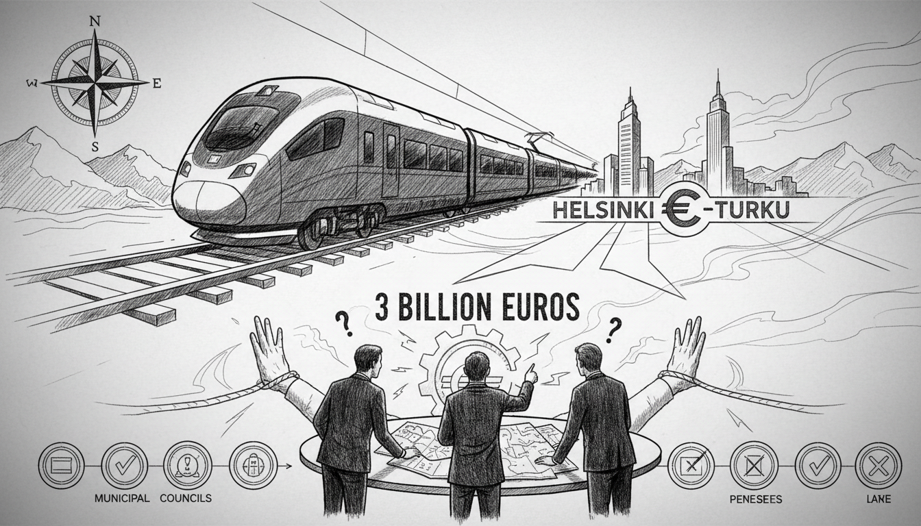 New Helsinki-Turku Rail Connection Moves Forward in Third Quarter