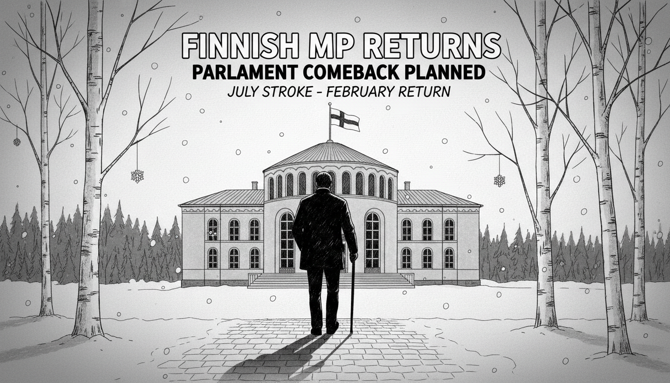 Finnish MP Ben Zyskowicz Returns Home After Stroke, Plans Parliament Comeback