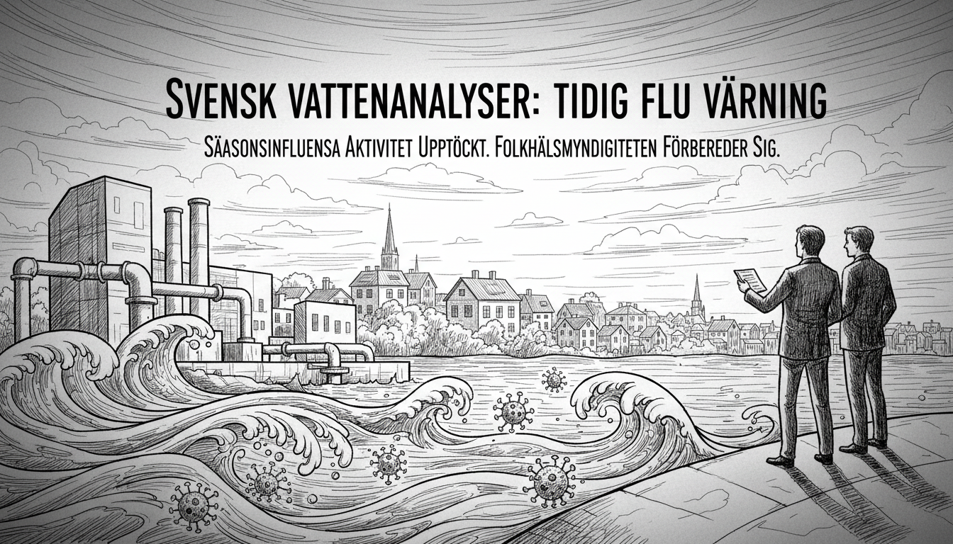 Seasonal Flu Activity Detected in Swedish Wastewater