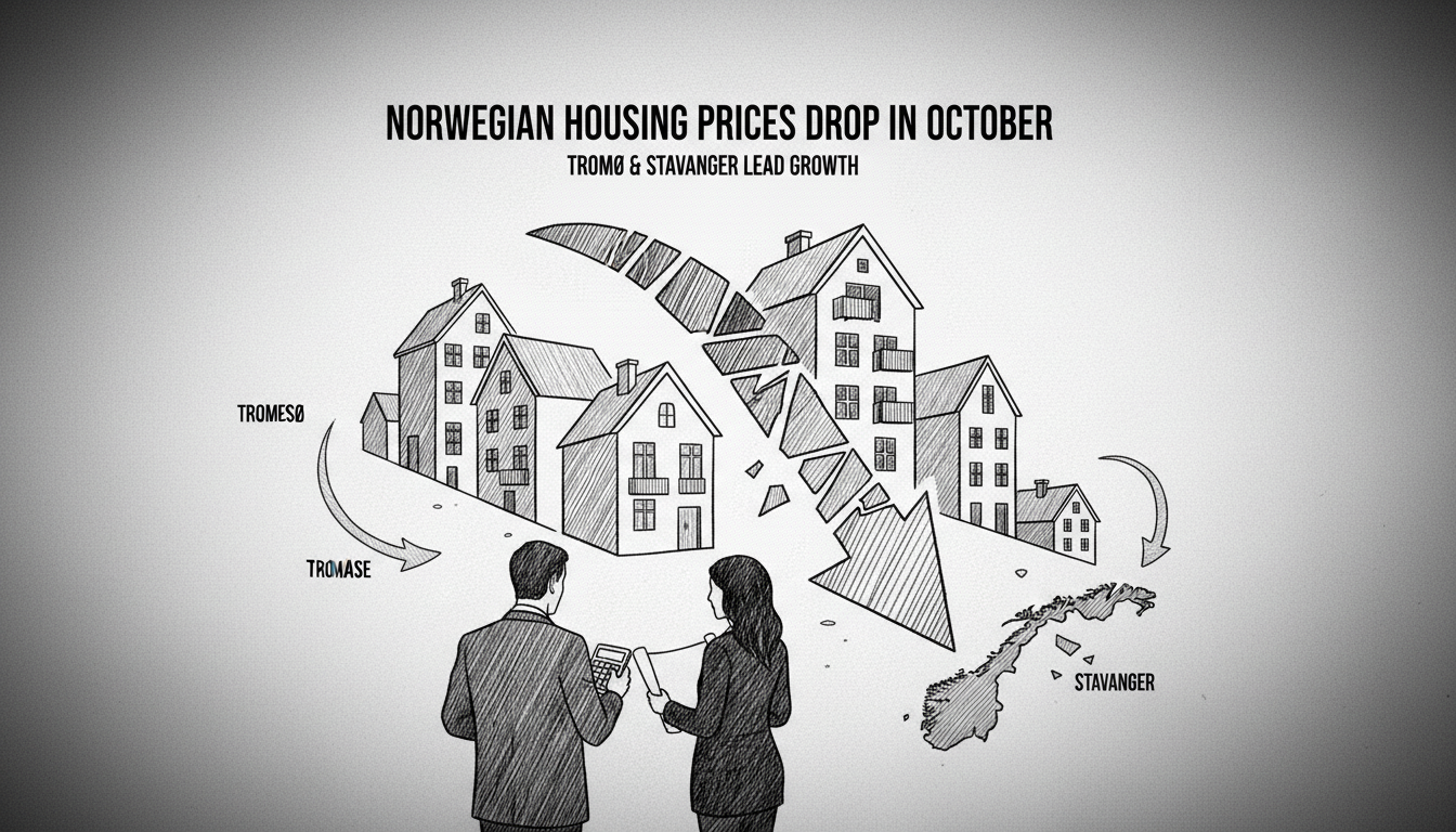 Norwegian Housing Prices Drop in October