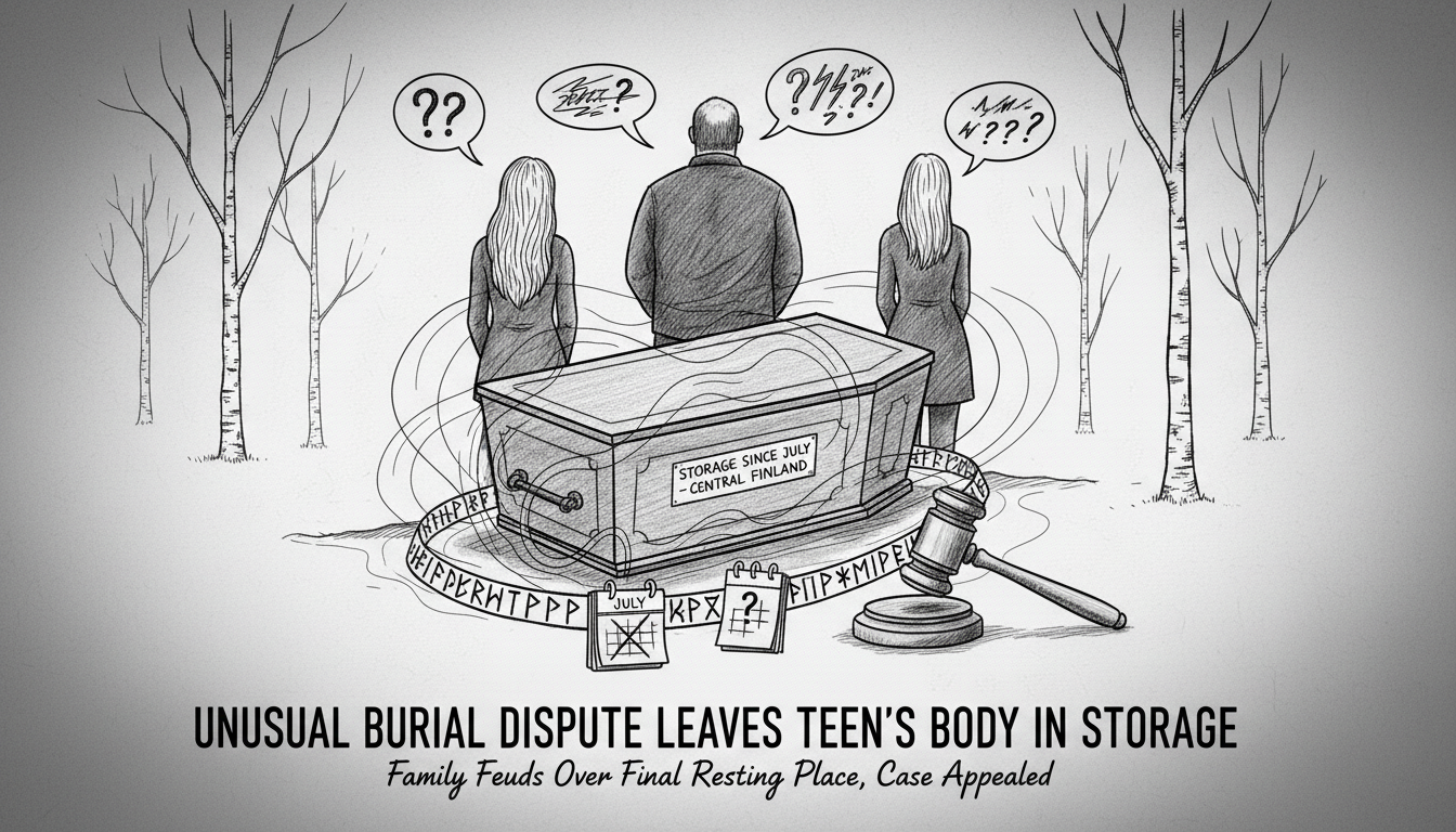 Unusual Burial Dispute Leaves Teen's Body in Storage Since July