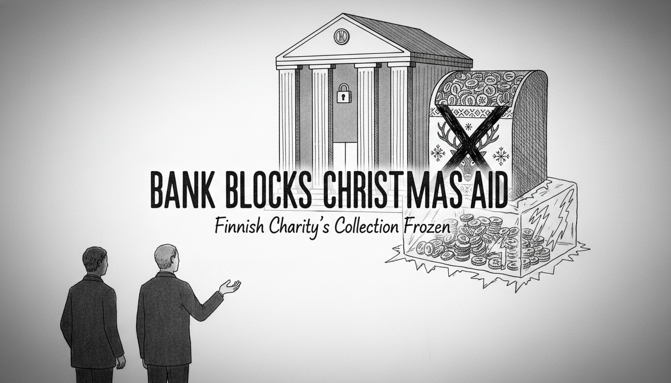 Bank Blocks Cash Withdrawals for Finnish Charity's Christmas Collection