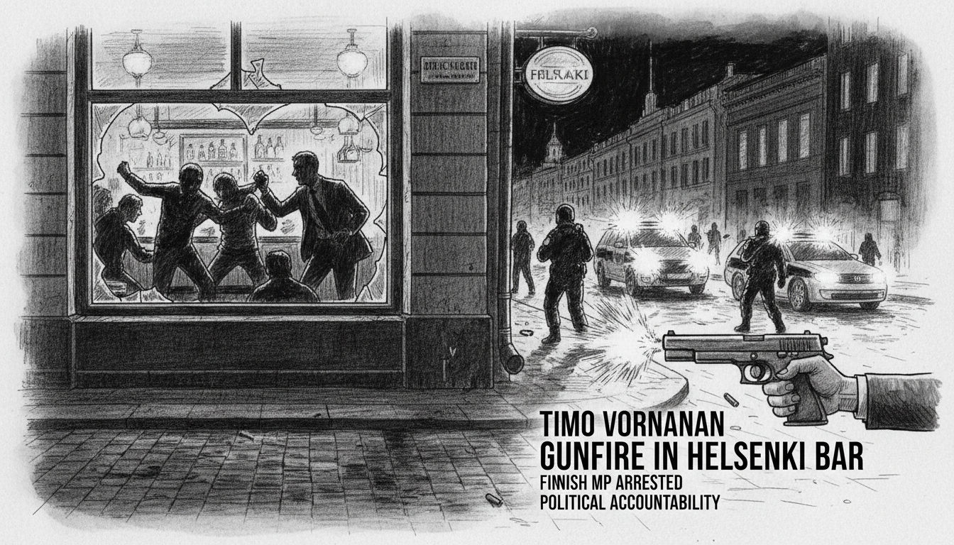Finnish MP Timo Vornanen Bar Incident Leads to Gunfire